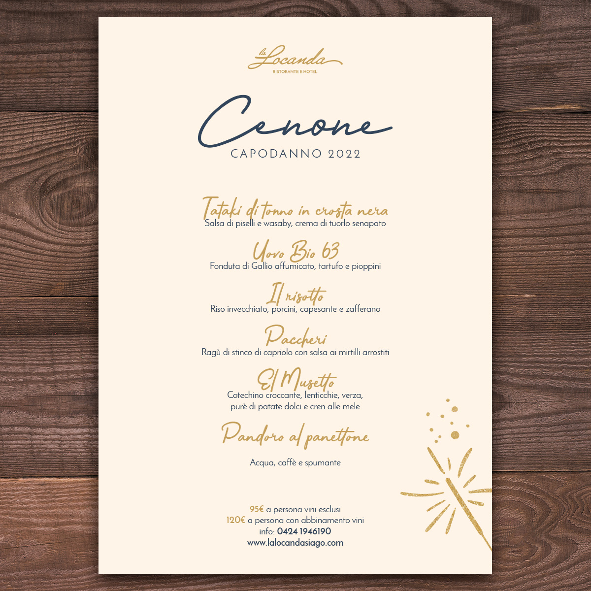 cenone capodanno locanda asiago